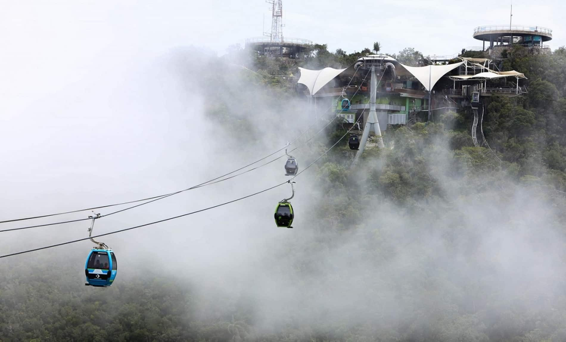 tarikan menarik di langkawi cable car