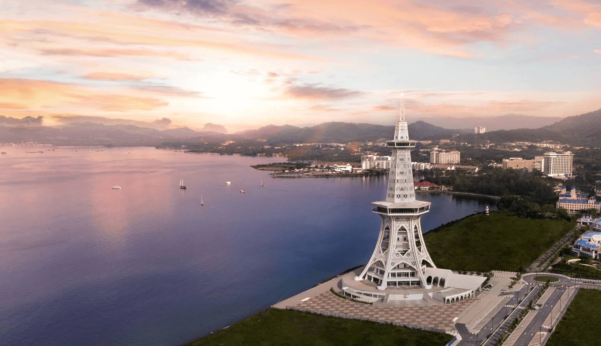 best indoor activity to do during rainy season in langkawi observe city skyline at maha tower